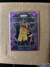 2021-22 Panini Prizm Purple Ice Prizm /149 Derrick Favors #124