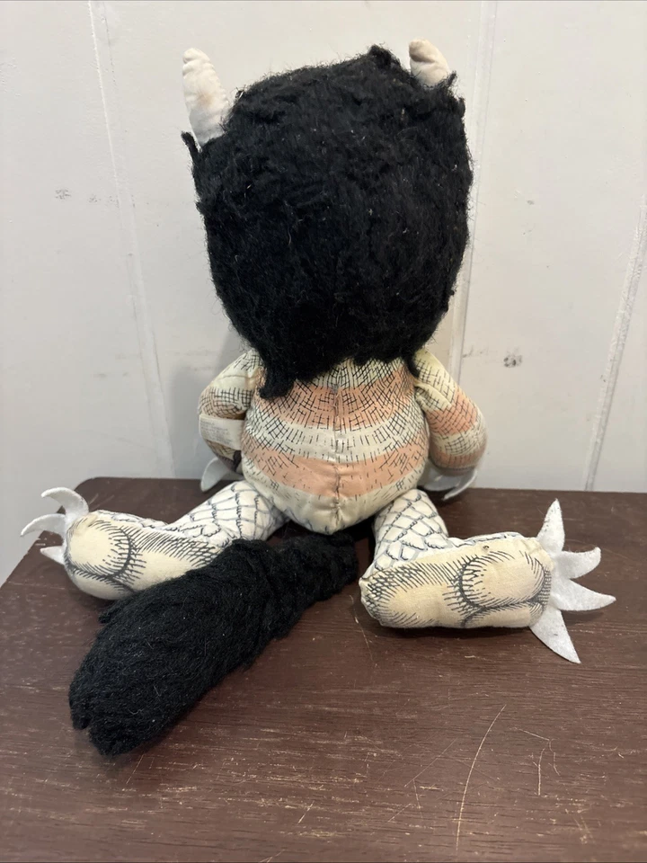 Muñeca de peluche Where the Wild Things Are Moishe 1980 Maurice Sendak 14" Foto 4 de 4