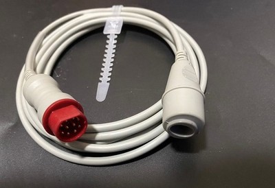 Drager Siemens IBP Adapter Cable To Edward Transducer