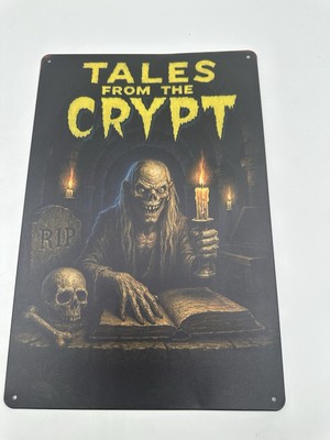 12x8  Tales from the Crypt Horror Movie Tin Metal Sign Fast Same Day Shipping