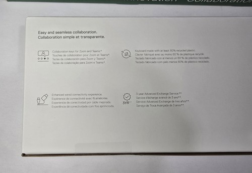 Dell KB525C Wired Collaboration Keyboard USB-C & USB-A Versatile connectivity - Picture 8 of 9