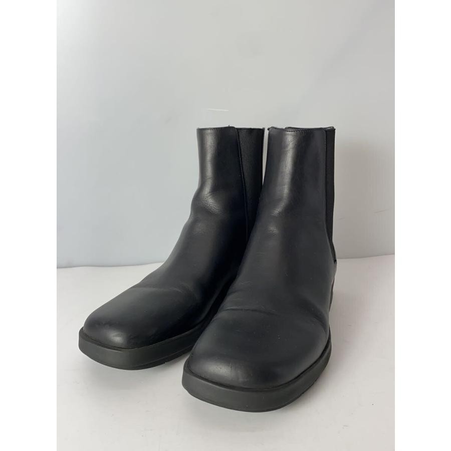 GUCCI Women's Gore Boots Leather Size:7/JP:24 Black From Japan 141200K Authentic