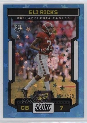 2023 Score Rookies Stars 94/299 Eli Ricks #390 Rookie RC 2i7