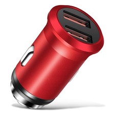 Adaptador cargador de coche súper rápido USB de 2 puertos para teléfono celular iPhone Samsung Android