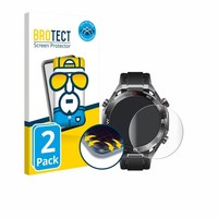 2X Huawei Watch Ultimate 2 Black Displayfolie Full-Cover Schutz