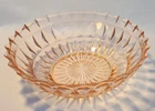 Vintage Jeannette WINDSOR (DIAMOND) Pink Depression 8 in POINTED EDGE BERRY BOWL