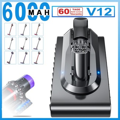 Für Dyson 965470-01 V12 Akku 6.0Ah Detect Slim Absolute Li-Ion Batterie 6000mAh