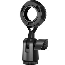 LUORNG Condenser Microphone Holder Standard Interface 3.74 inches, Black