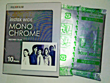 Fujifilm Instax Instant Film Mono Chrome Wide Picture Plus one w/out package
