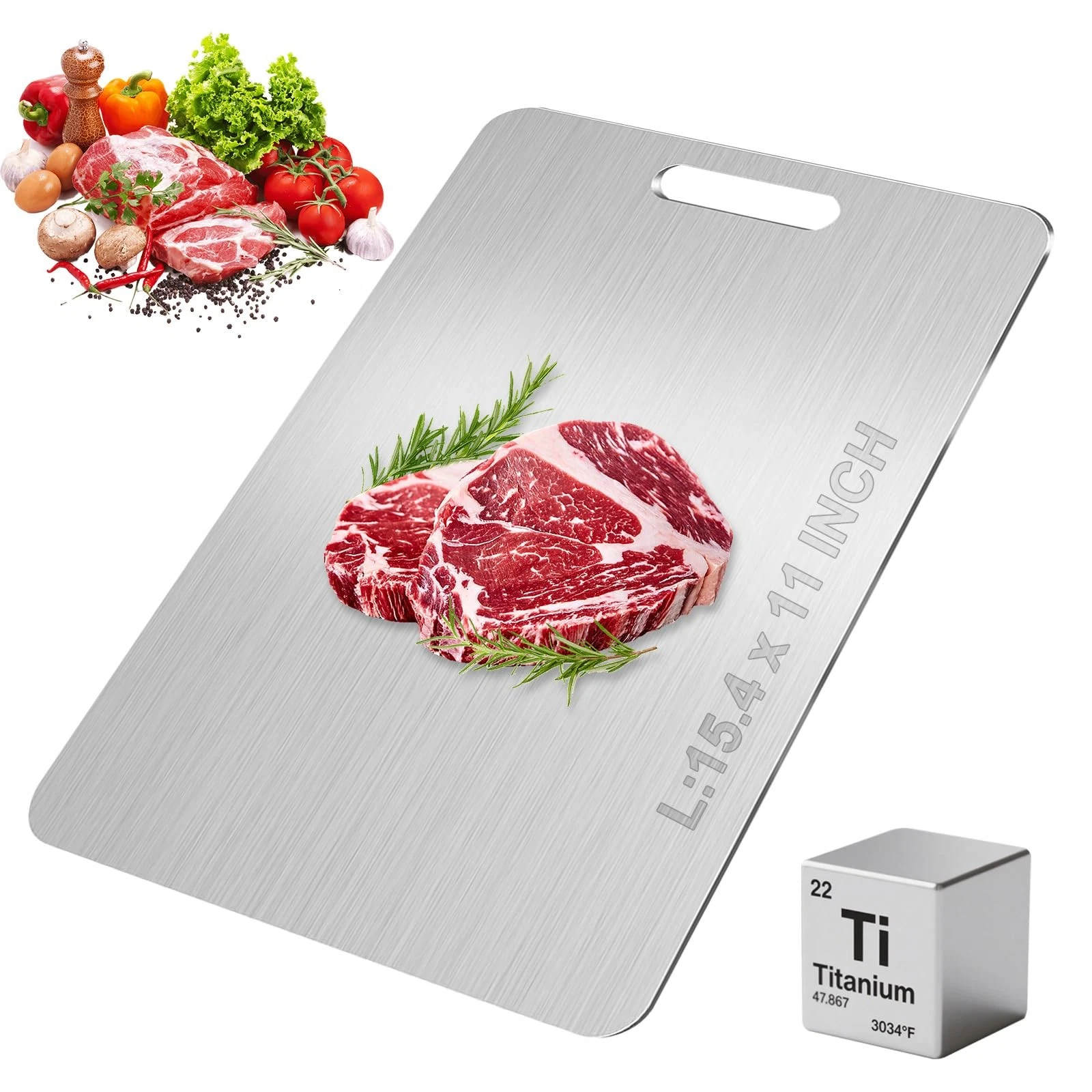 Katori Titanium Cutting Board, 2026 New 100% Pure Titanium Cutting Boards for...
Opens in a new wind
