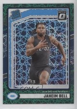 2024 Donruss Rated Rookie Optic Preview Green Velocity Prizm Jaheim Bell 1ju6