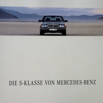 Mercedes Benz W140 S Klasse Prospekt Brochure S 300 400 500 600 V12 1991 SEL SE