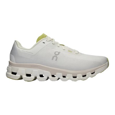 Women's On Cloudflow 4, White/Sand, 9 B Medium US