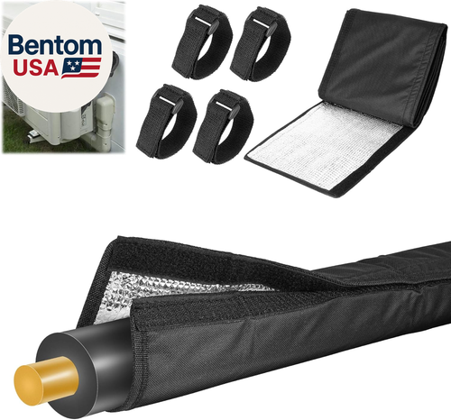 3-Layer HVAC Copper Pipe Insulation Cover, 72'' X 10.2'' AC Pipe Insulation Cove - Picture 12 of 12