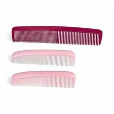 3 Vtg Goody Unbreakable Hair Combs Unbreakable USA 5 7