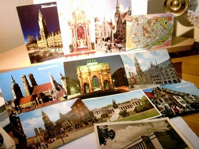 München / Bayern. Konvolut. 11 x Alte Ansichtskarte / Postkarte farbig u. s/w, u