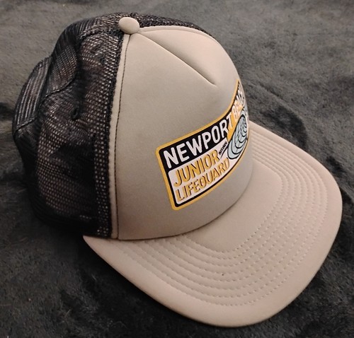 Gray Kids Quicksilver Hat - Newport Beach Junior Lifeguard - Picture 3 of 8