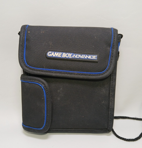 Nintendo Gameboy Advance GBA Black Blue Carrying Case Pouch Travel Bag ...