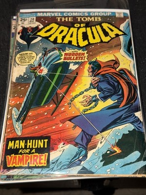 Tomb of Dracula #20 (Nov 72) ''To Slay A Vampire!'' Beautiful VF Condition