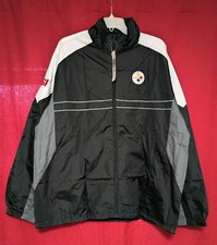 PITTSBURGH STEELERS DUNBROOKE SPORTS ILLUSTRATED NFL WINDBREAKER JACKET XL NWT