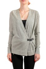 Tom Ford Women's Gray 100 Cashmere Cardigan Sweater US S IT 40