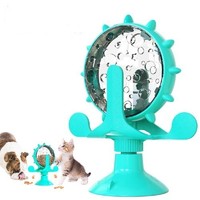 Katzen WindmüHle, Interaktives Katzenspielzeug, Katzenfutter-Spender, 360°...