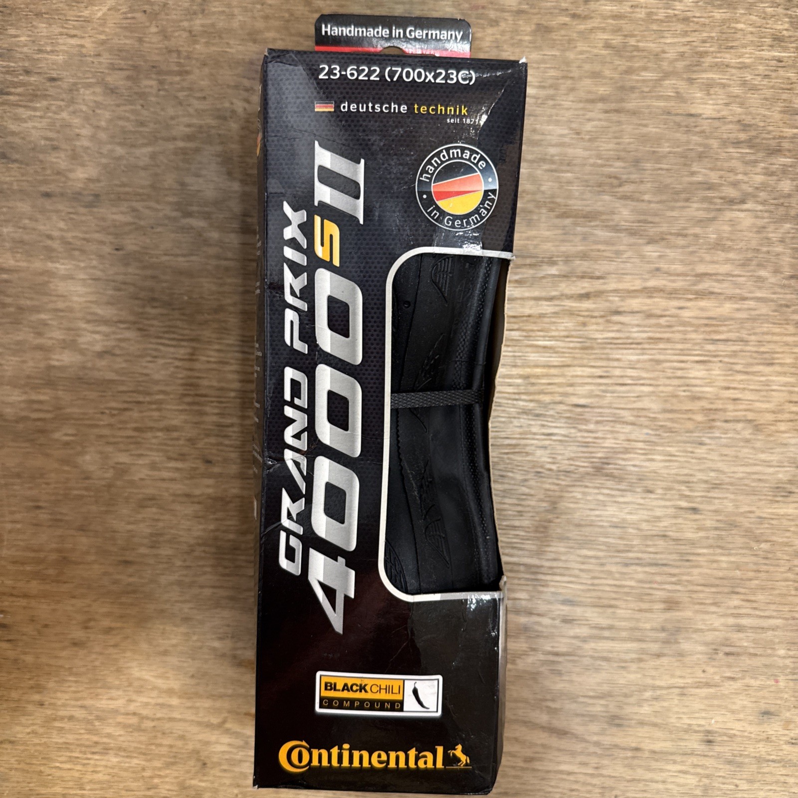 Continental Grand Prix 4000 S II (700 x 23C) Bike Tire - Bla
