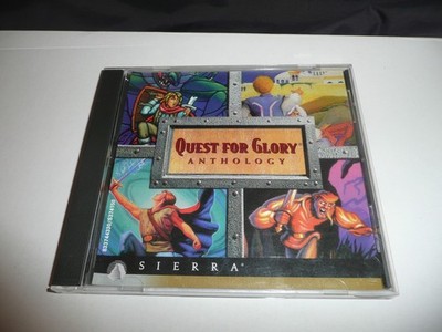 Quest for Glory Anthology - Mint Disc - IBM CD - Vintage PC Game - 1996 Sierra