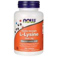 NOW Foods Double Strength L-Lysine 1,000 mg 100 Tabs