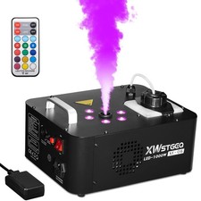 Fog Machine with LED Lights, 1000W Smoke Machine for Parties Halloween Weddin...