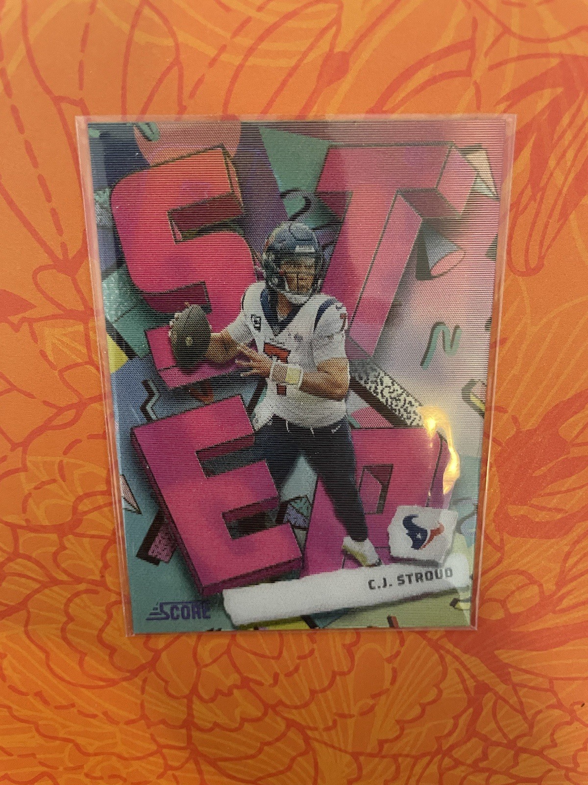 2024 Panini Score CJ Stroud Step Ahead Case Hit SSP C.J. #SA-CSO Houston Texans