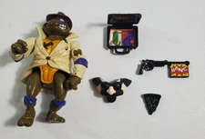 TMNT Don Undercover Turtle 100% Complete Playmates 1990 Teenage Ninja Turtles