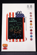 8.8 Inch LCD Writing Tablet for Kids Toddler Drawing Board Reusable  0234