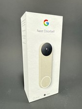Google Nest Doorbell Battery Smart Video Doorbell Wireless Linen Color Home