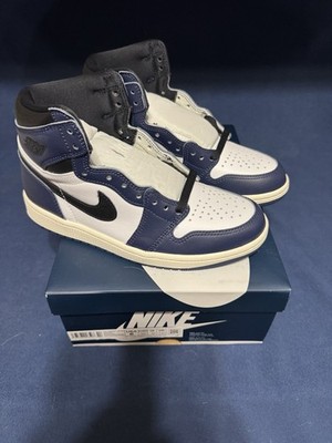 Nike Air Jordan 1 Retro High OG White Midnight Navy High Top DZ5485-401 Men's
