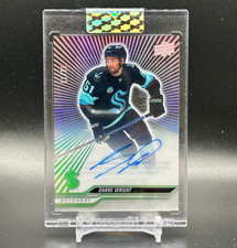 2023-24 Upper Deck Clear Cut Shane Wright Outburst Autograph /25 #CC-WR Kraken