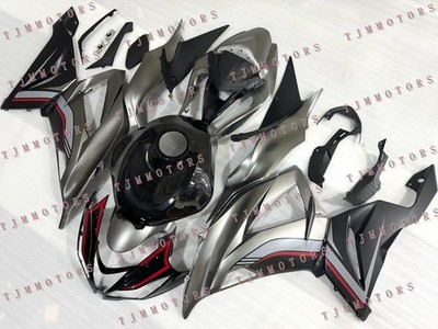 For Ninja ZX6R 13-18 Gray Black ABS Injection Mold Bodywork Fairing Kit Plastic