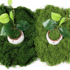 7.06oz Artificial Moss Fake Green Moss for Crafts Fairy Garden Planter Decor