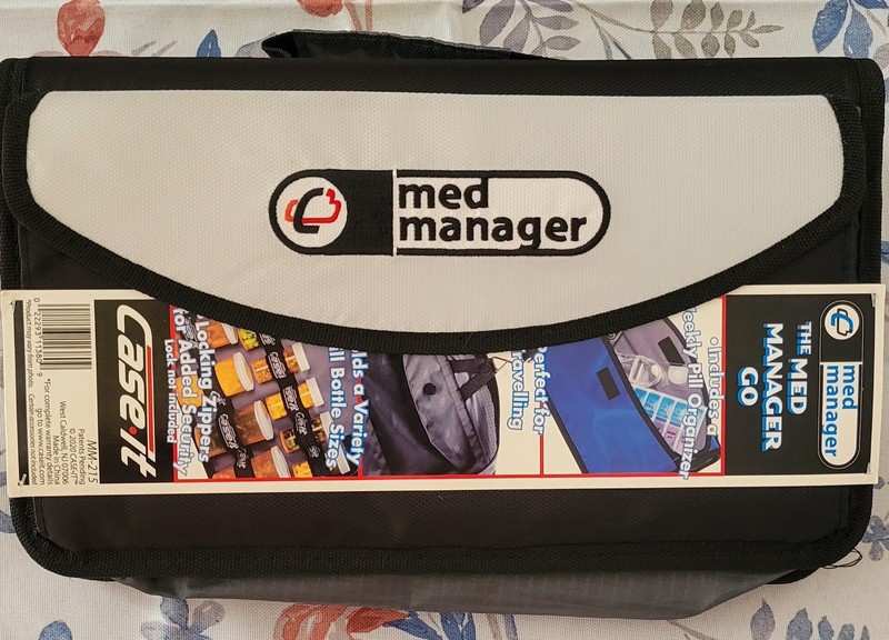 MED MANAGER - Organizer for Medications Pills BRAND NEW