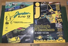 Jordan Souvenir Program Signed By Eddie  Jorrdan And The Autumn Magazine 2000