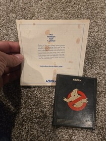Atari  2600  Ghostbusters Game and Manual  Tested