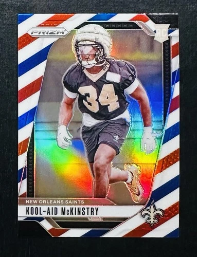 2024 Panini Prizm Kool-Aid McKinstry Red White and Blue Rookie Saints #363 🔥🔥