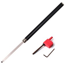 Woodturning Tools Set Carbide Tipped Lathe Chisel Finisher Tool Bar Medium