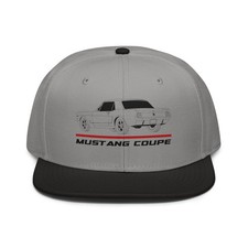 For Mustang Coupe 1965 Fans Cap Vintage Pony Car Snapback Hat Birthday Gift