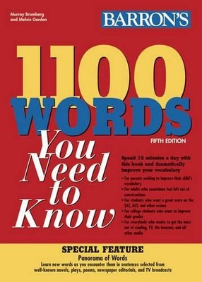 1100 Words You Need to Know (Barron's 1100 Words Yo by Gordon, Melvin 0764138642