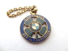 vintage enamel  BMW   France clover collectable automotive   keychain keyring
