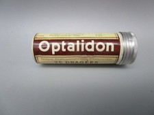 Boite en tole publicitaire ancienne " OPTALIDON "