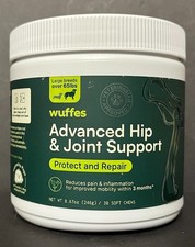 Wuffes Advanced Hip  Joint Support for Large Breed Dogs Over 65 lbs. 30 ct. 