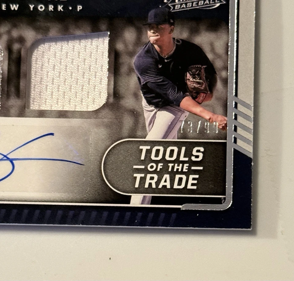 2022 Absolute -Tools of the Trade LUIS GIL 2 Swatch Autograph #TT2S-LG  # 73/99 - Image 2 of 3