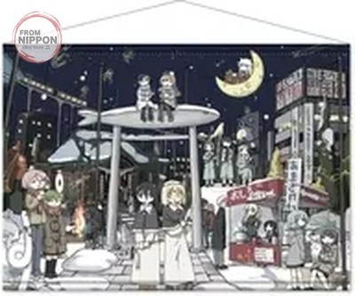 Visual design ly drawn B2 tapestry ''Shimeji Simulation Akiba Simulation 2025''